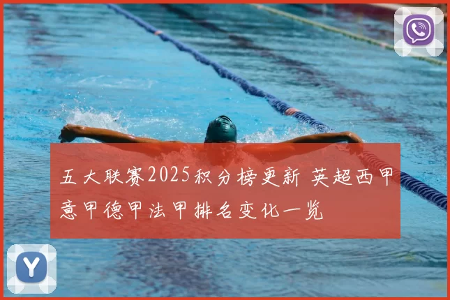 五大联赛2025积分榜更新 英超西甲意甲德甲法甲排名变化一览